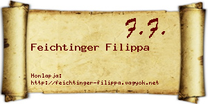 Feichtinger Filippa névjegykártya